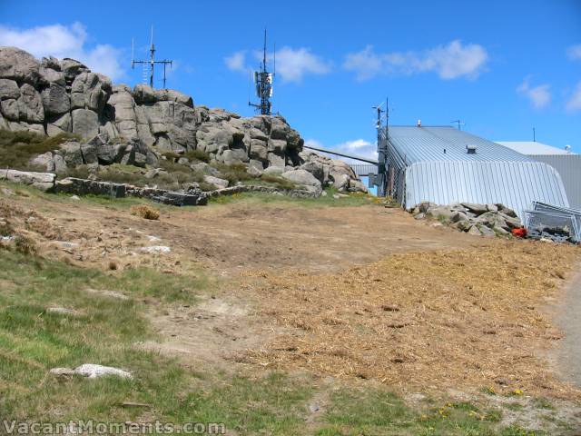 Works behind Eagles Nest