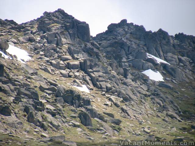 North Face of Sig Hill to the left of what we casually call Everest