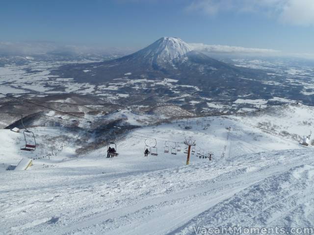 All the sunshine meant blue skies and great views