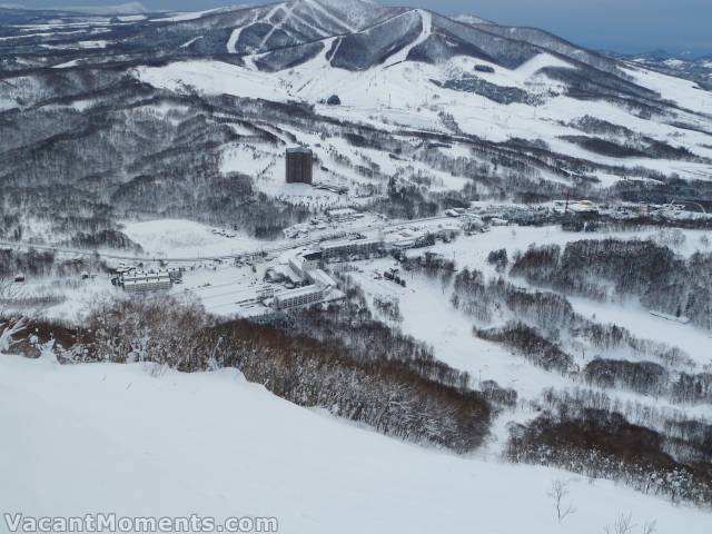 High above Rusutsu