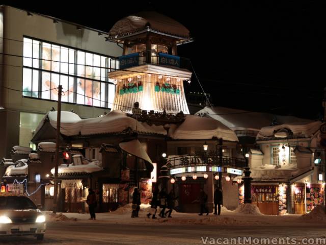 Sapporo:- old and new. Quite a magical city at night during Festival time