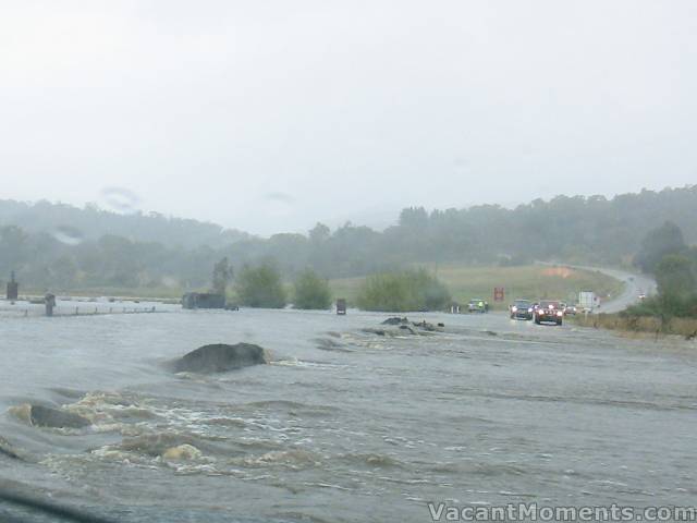 Brad's lakes overflowing into the valley outside Wild Brumby