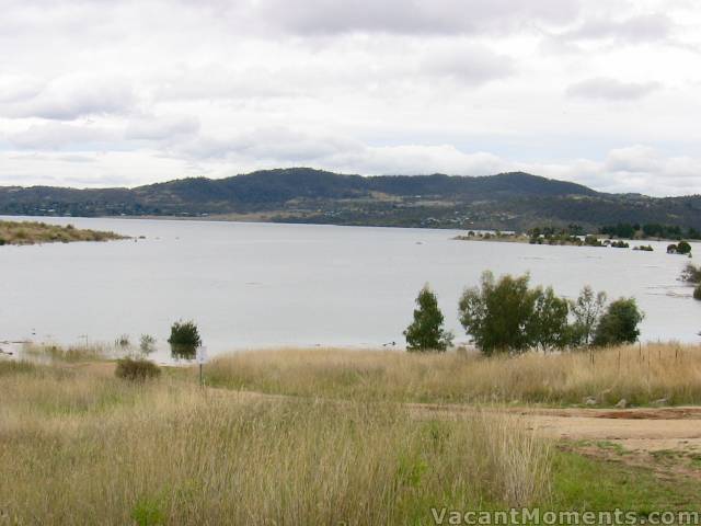 View from Kosciuszko Road of Curiosity Rocks (NOT)<BR>and a new island in the top right