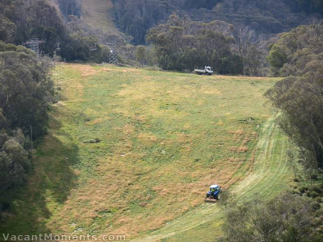 Preparing the slopes back in late March - Sundance