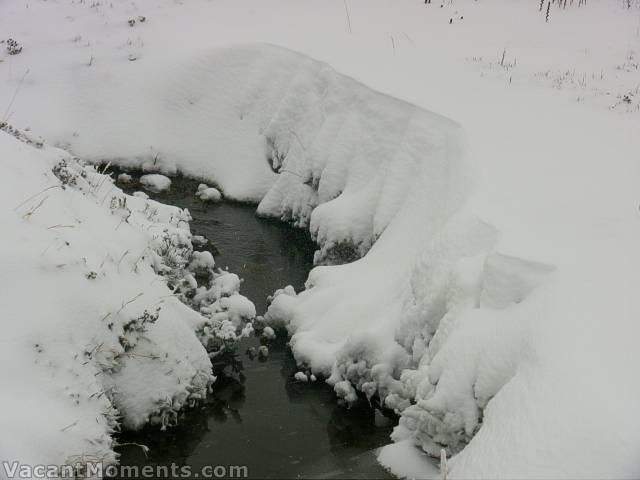 A mini cornice forming?