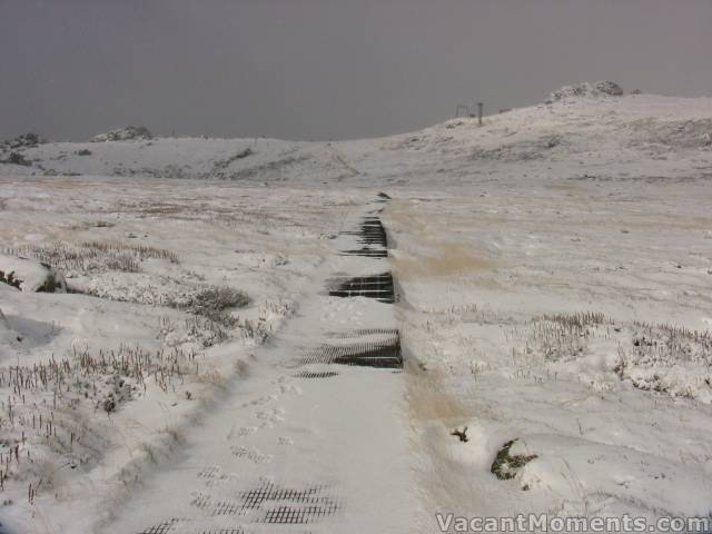 Looking back down the Kosi walking track towards Eagles Nest