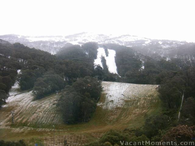 Snow settled to around 1400m - Wednesday