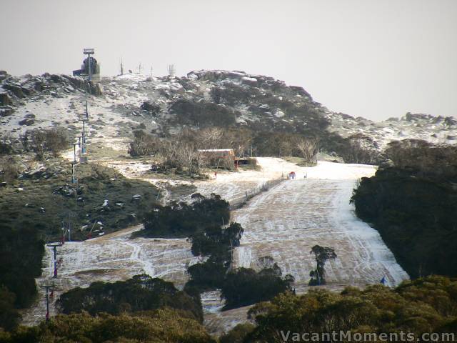 Upper Supertrail this morning