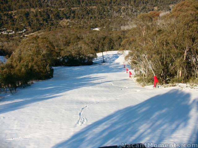 Lower World Cup - that track was visible on Sunday