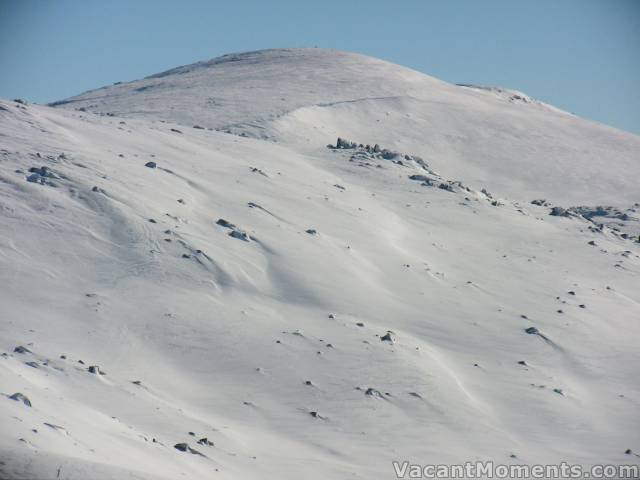 Mt Kosciuszko and the beginning of that cornice