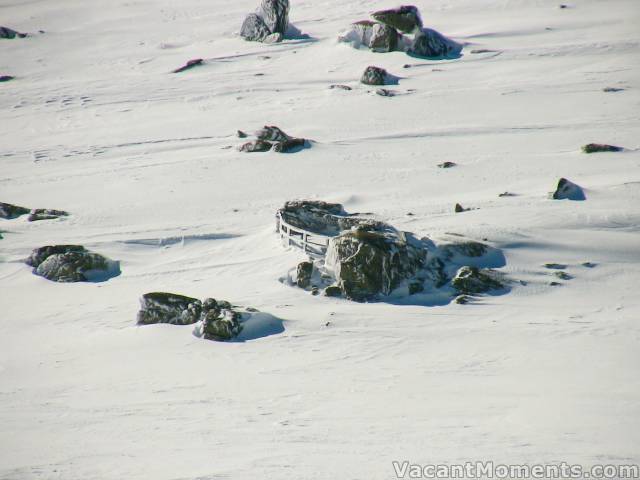 Ice-encrusted Kosciuszko Lookout