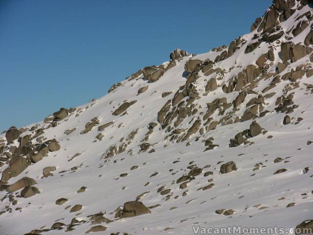 Looking back towards the North Face from near Kosi Lookout<BR>No shot from the bridge today - didn't need it