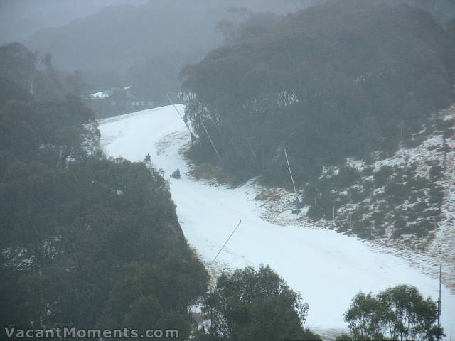 KT are trying hard to get Supertrail open top to bottom<BR>Ski-in, Ski-Out corner still narrow