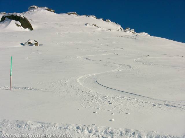 Karels with nice freshies between the crusty bits, yesterday