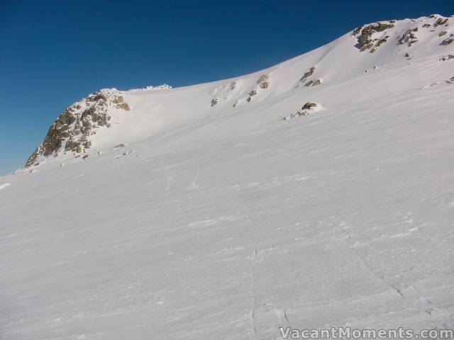 Marion's line on the left mine (indiscernible) from the peak on the right