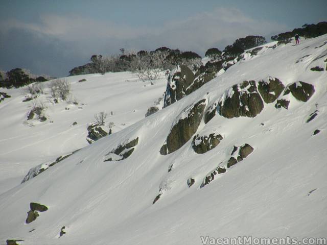 'Balls To The Wall' viewed from Eagles Nest on Tuesday