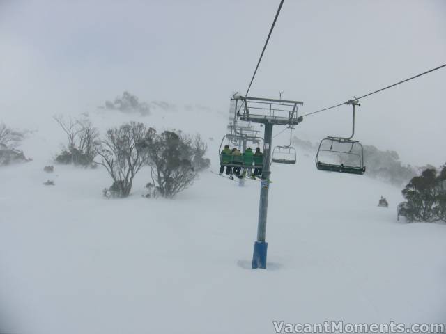 Riding Kosciuszko Express this morning