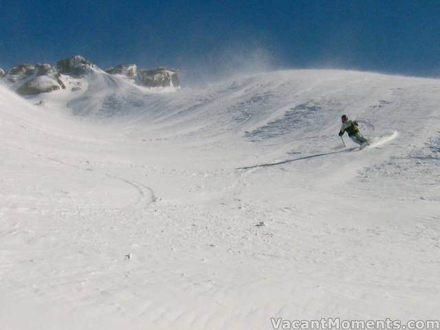 Jenny in the natural half pipe