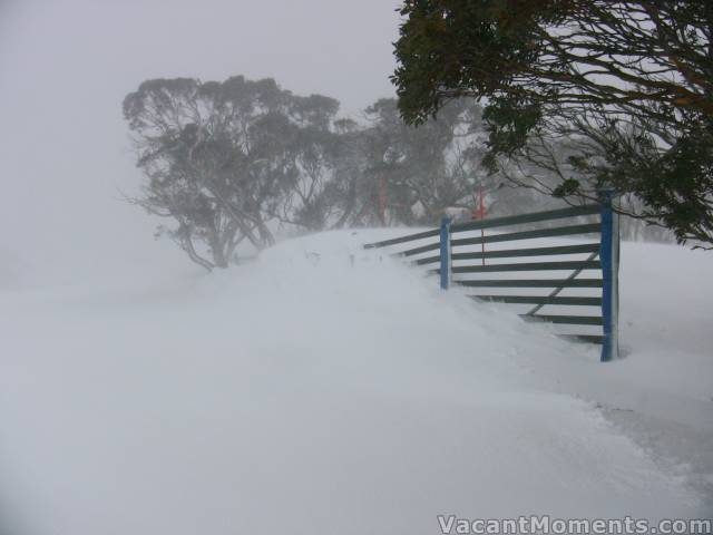 Massive wind drift on The Basin - Thursday update