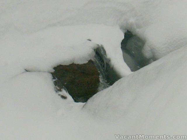 Thredbo's version of Niseko's <em>waterfall</em> off BunnyWalk - Thursday update