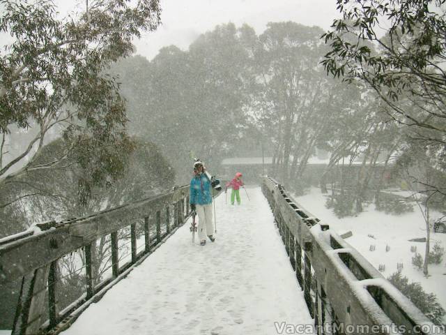 The bridge at midday