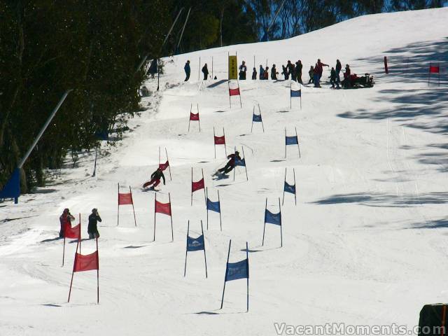 Ski Patrol race course on appropriately, Rossi Racecourse