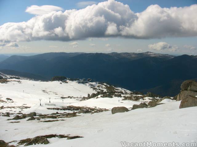 Looking NE from the top of Karels on Tuesday