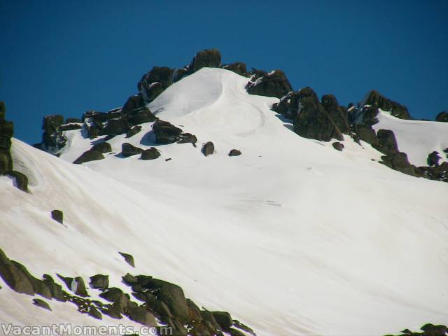 'Everest' after I'd skied it, on 'interesting' snow