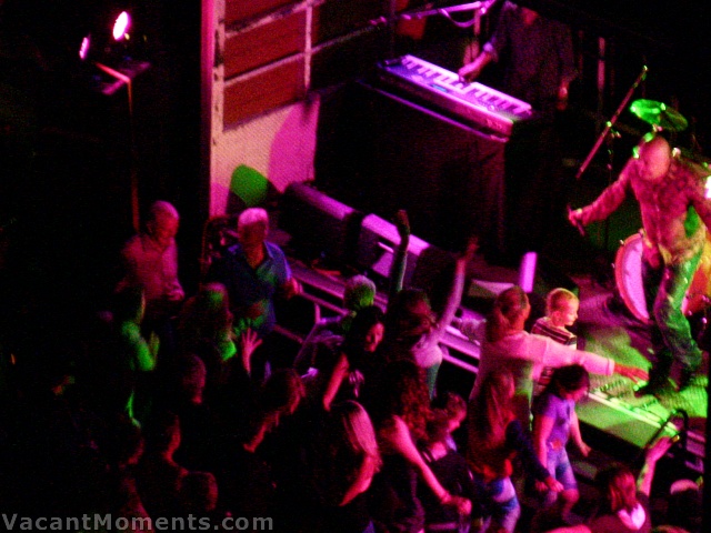 The mosh pit on New Year's Eve in Thredbo