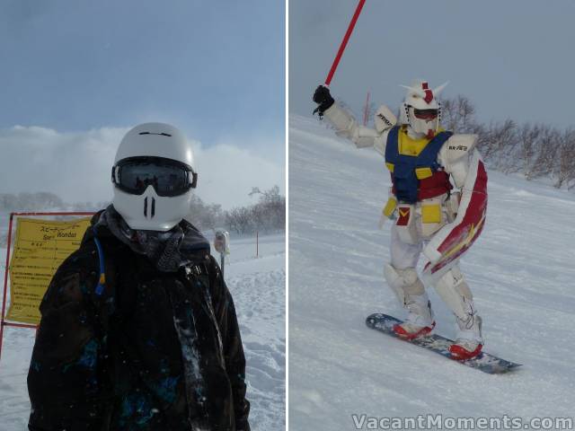 The Stig? And yes, the board-warrior is still around - see previous report for more<BR>photos courtesy of Rosco