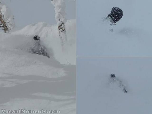 Visibility was poor boarding in true 'White-Room' conditions - photo courtesy of Rosco