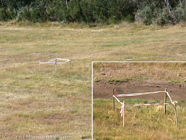 Waiting for the old PMG tents? Different areas pegged on the Meadows.<BR>I don't know why.