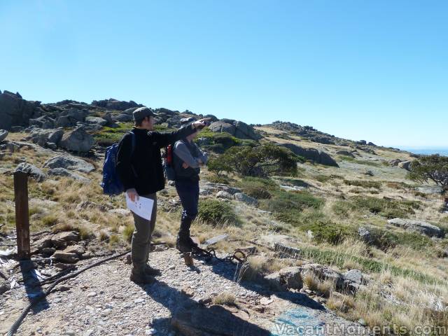 Matthew and Traktorman standing on some of the old ruins