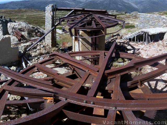 View from the above the old top station