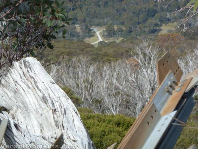 The old Ranger Station far below 