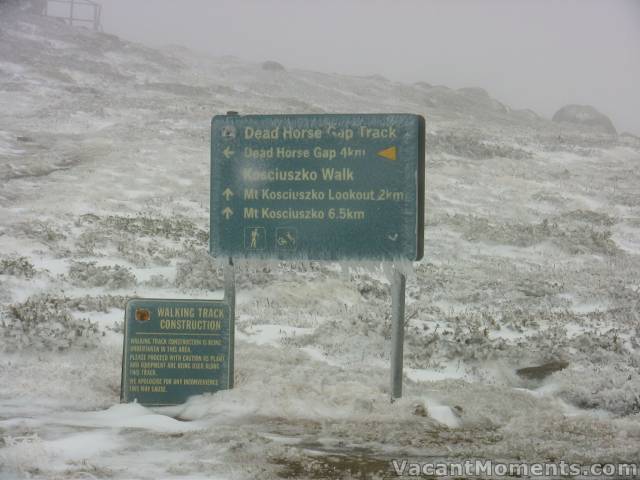 I was surprised to see several hikers out in these conditions