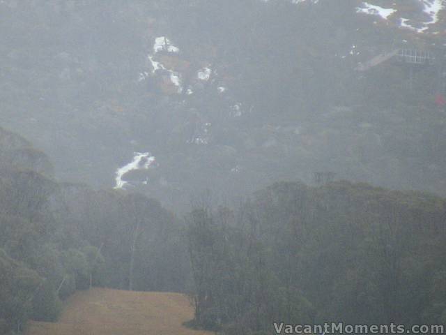 Waterfalls above High Noon (top of Gunbarrel chair in top right)