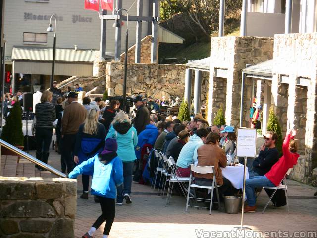 Sunday's Long Lunch in the Village Square