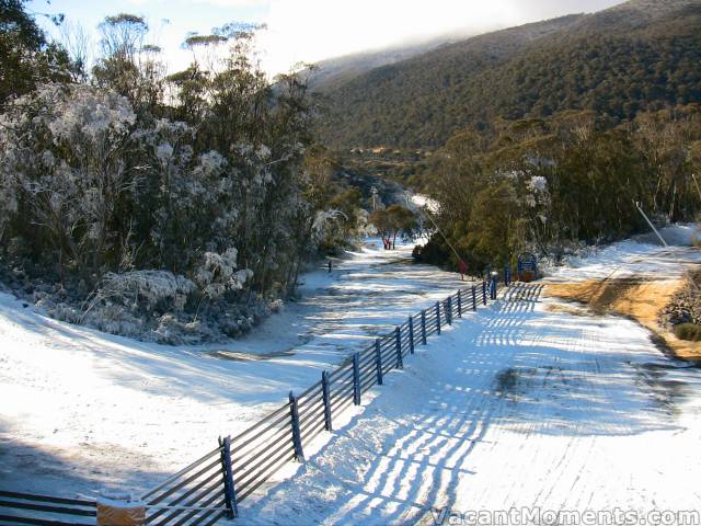 Looking towards Friday Flat from just above Creek Station