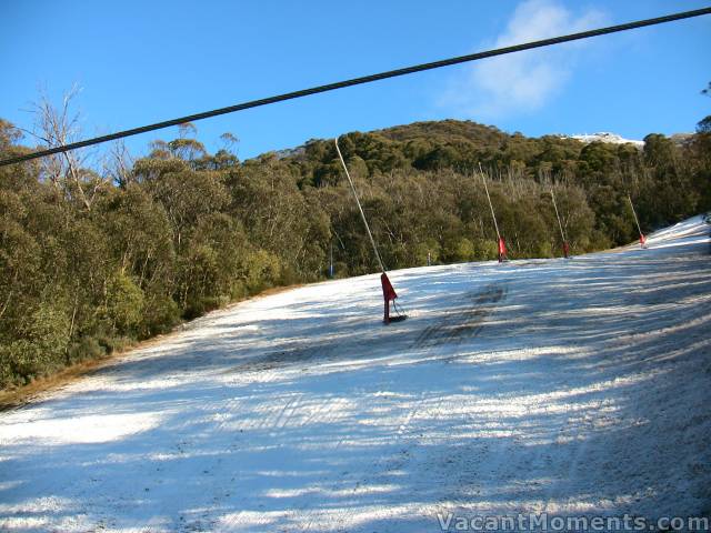 Looking up High Noon from Merritts chair