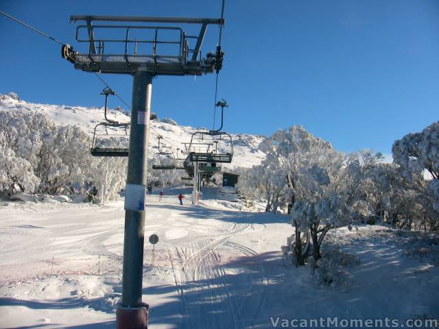 Nearing the top of Cruiser chair