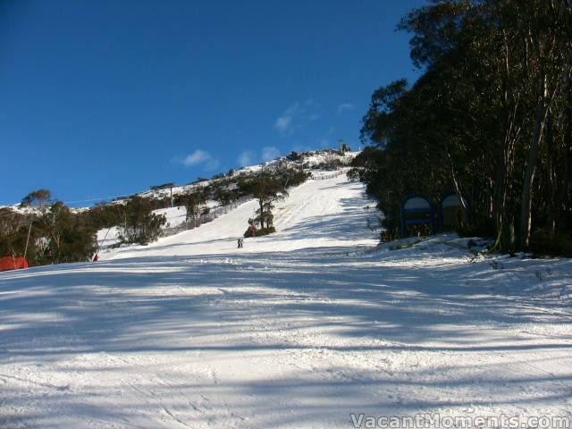 Looking up the Supertrail from above BunnyWalk station yesterday (Saturday) morning