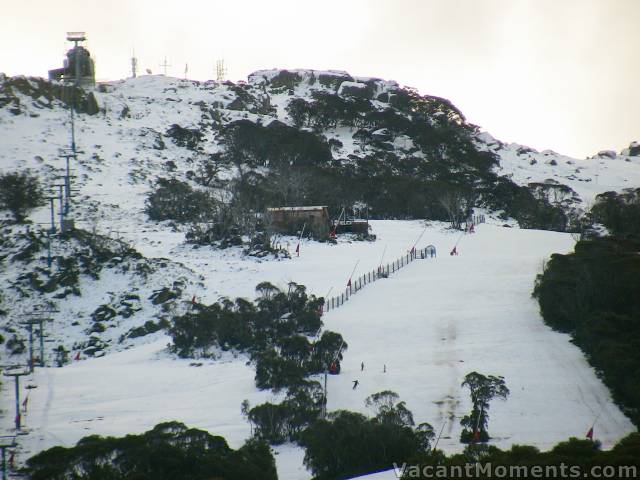 The Upper Supertrail yesterday afternoon as cloud began to roll in