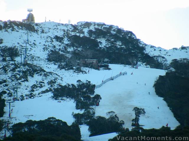 Upper Supertrail yesterday afternoon