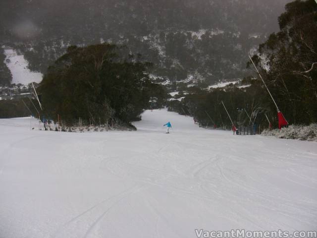 Looking down the Milk Run