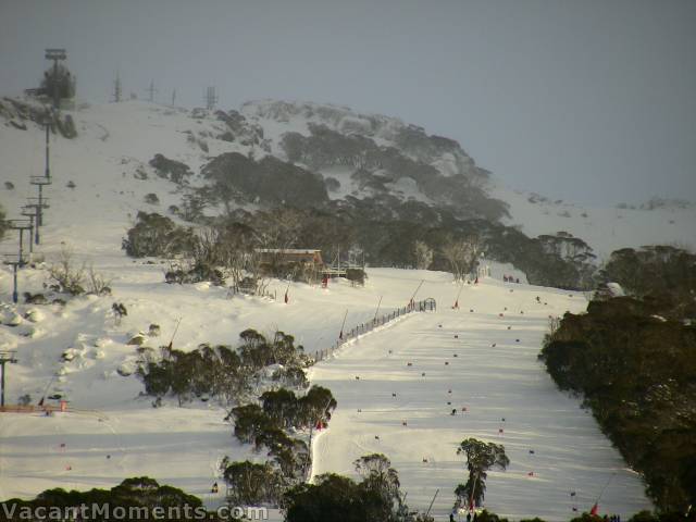 7:50 Monday morning and the kids are on the fresh corduroy already