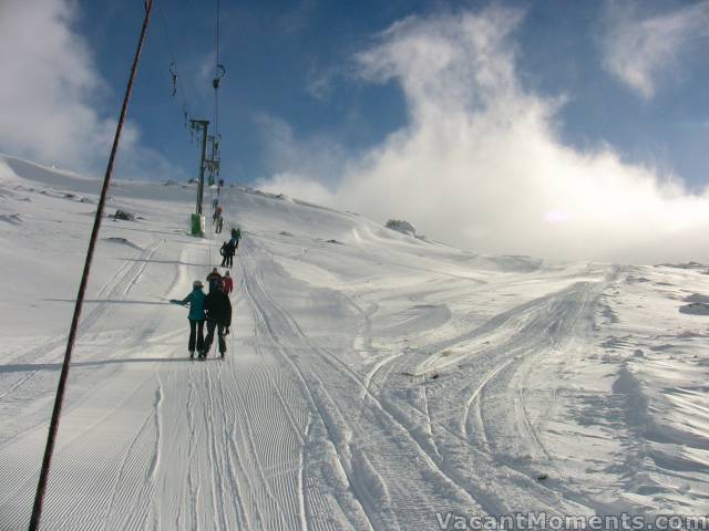 Antons T-bar open for the first time this season