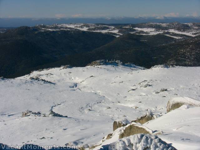 Looking towards Eagles Nest from the top of the 'North Face'