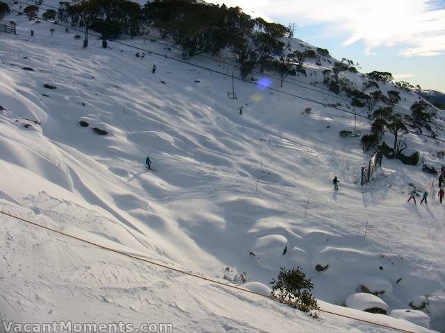 Today - Thursday: the last drop to the Basin T-bar