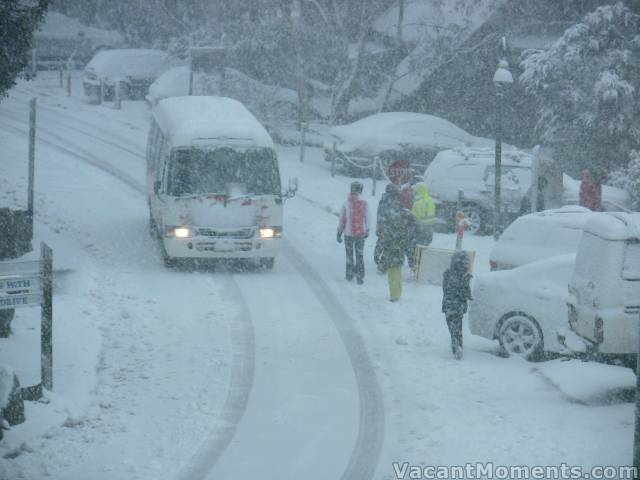 Saturday roads in Thredbo